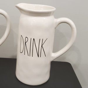 Rae Dunn " DRINK" Pitcher